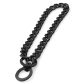 Factory Drop envío de 15 mm/17 mm Negro de acero inoxidable cadenas para perros Suministros para mascotas para el collar de entrenamiento de mascotas